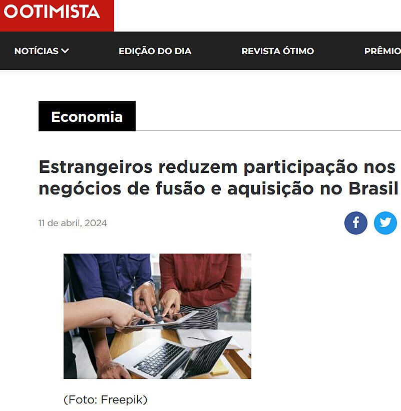 Estrangeiros reduzem participao nos negcios de fuso e aquisio no Brasil